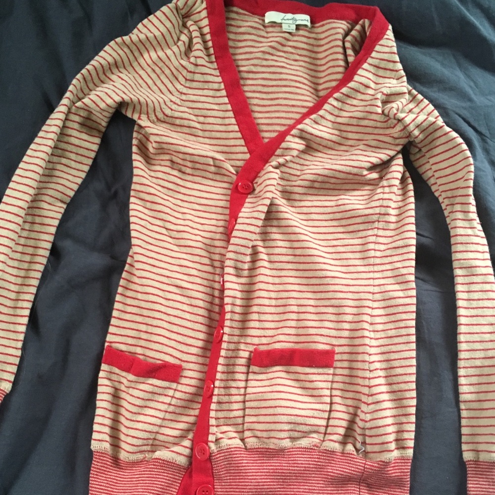 Striped cardigan